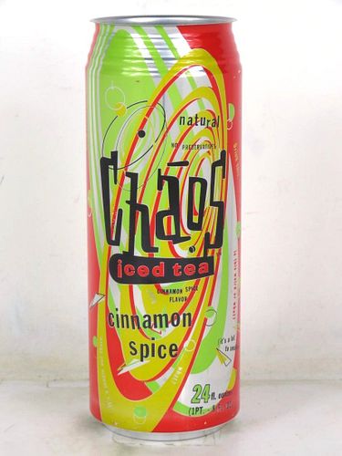 1995 Chaos Cinnamon Spice Tea V2 24oz Can Winston Salem North Carolina