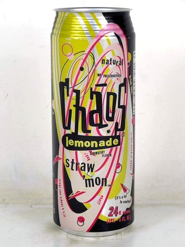 1995 Chaos Peach Straw Mon Lemonade 24oz Can Winston Salem North Carolina