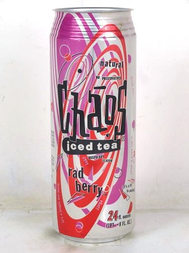 1995 Chaos Rad Berry Tea V1 24oz Can Winston Salem North Carolina