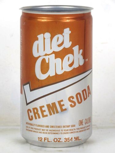 1979 Chek Diet Root Beer 12oz Can Orlando Florida