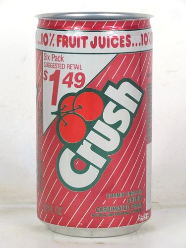 1987 Cherry Crush 12oz Soda Can Cincinnati