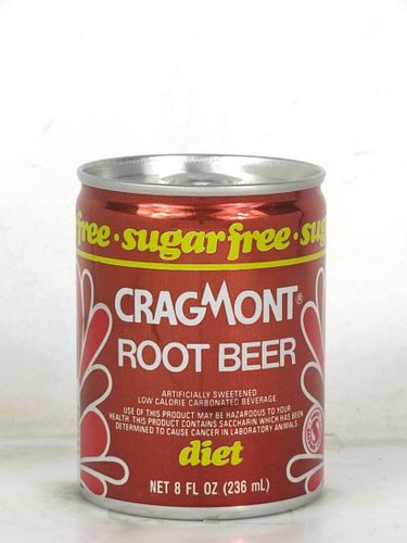 1978 Craigmont Diet Root Beer 8oz Can Oakland Colaifornia