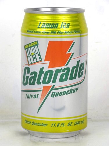 1994 Gatorade Lemon Ice 12oz Can Chicago