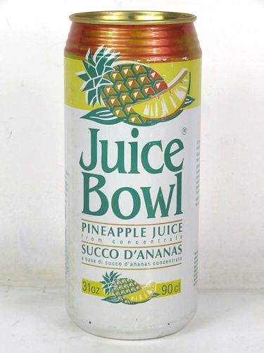 1994 Juice Bowl Pineapple Juice 31oz Can Belgium
