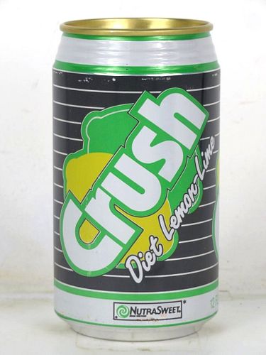 1992 Lemon Crush Diet 12oz Soda Can Cincinnati