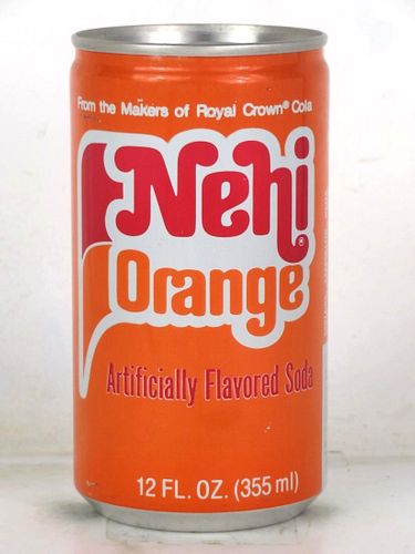 1978 Nehi Orange Soda 12oz Can Charlotte North Carolina
