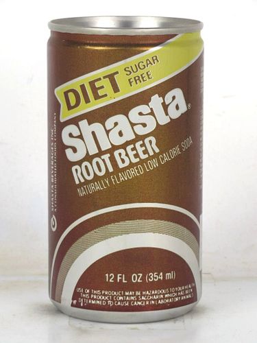 1977 Shasta Diet Root Beer 12oz Can