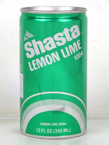 1977 Shasta Lemon Lime Soda 12oz Can