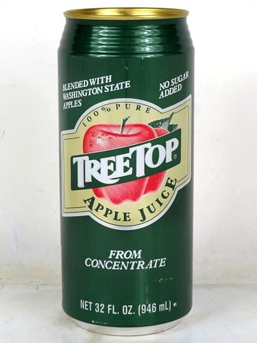 1991 Tree Top Apple Juice Quart Can Selah Washington