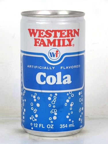 1977 Western Family Cola 12oz Can San Francisco