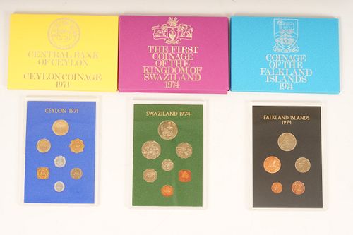 Set Of 3 Royal Mint Coinage Set 