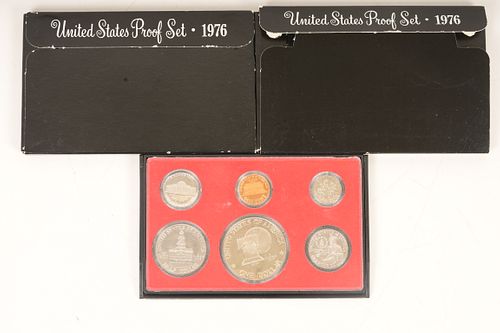 Three 1976 United States Proof Sets