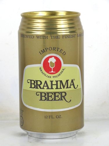 1991 Brahma Imported Beer V2 350ml Beer Can Brazil