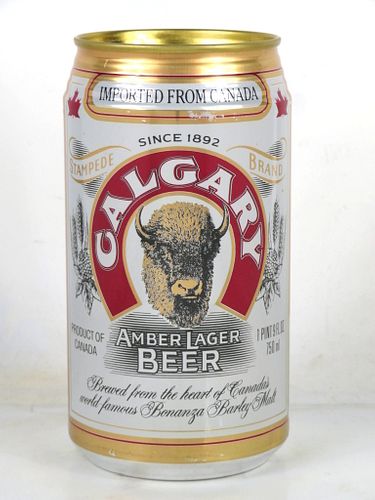 1984 Calgary Amber Lager (copper) 750ml Beer Can O'Keefe Canada