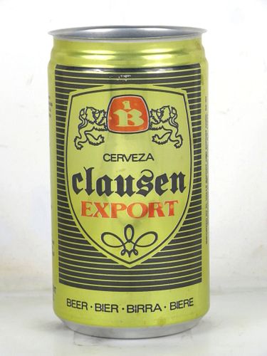 1989 Clausen Export 12oz Beer Can Columbia