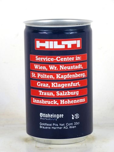 1970 Ottakringer Beer HILTI Service Center 33cl Can Austria