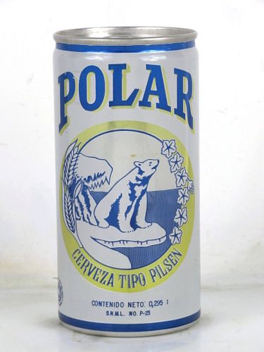 1979 Polar Pilsen 295ml Beer Can Venezuela