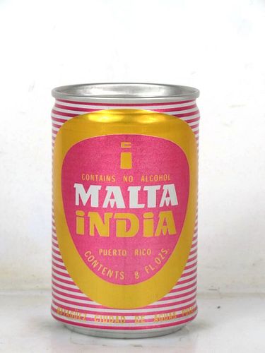 1986 Malta India 250ml "Ribbed" test can Can Puerto Rico