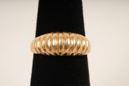 2.61g 14K Gold Dome Ring