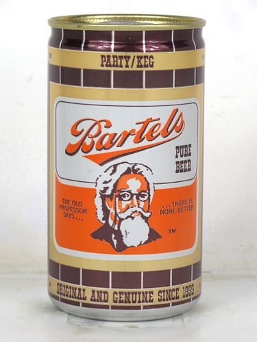 1975 Bartels Pure Beer 12oz T37-40 Ring Top Wilkes-Barre Pennsylvania