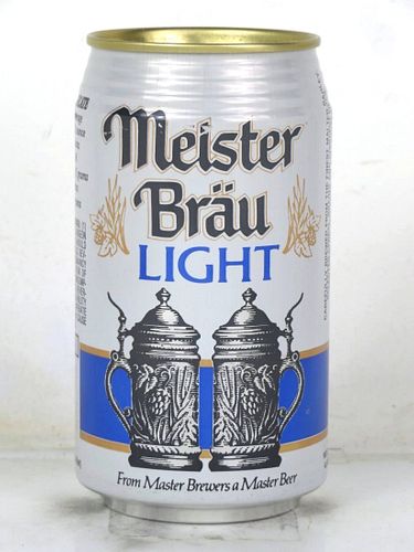 1978 Meister Brau Light Beer 12oz Undocumented Bank Top Milwaukee Wisconsin