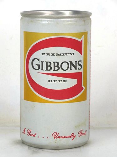 1972 Gibbon's Beer 12oz T68-19 Ring Top Wilkes-Barre Pennsylvania