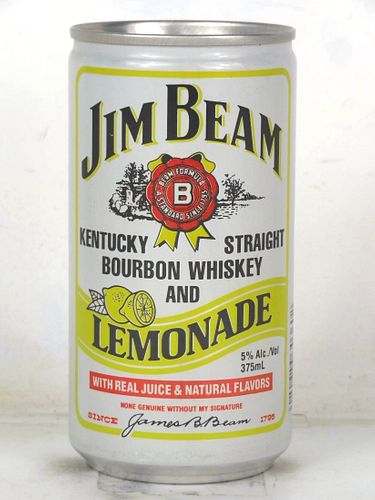 1976 Jim Beam Bourbon Lemonade 12oz No Ref. Eco-Tab Chicago Illinois