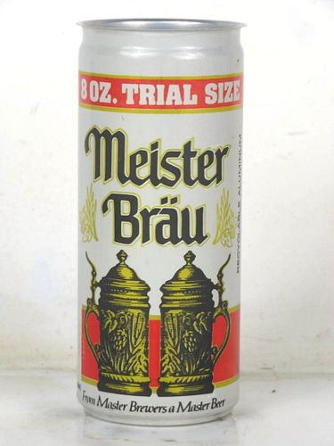 1981 Meister Brau Beer "Trial Size" 8oz Undocumented Eco-Tab Milwaukee Wisconsin