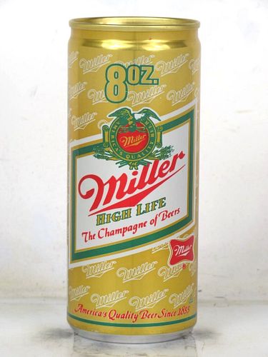 1985 Miller High Life Beer 8oz Undocumented Eco-Tab Milwaukee Wisconsin