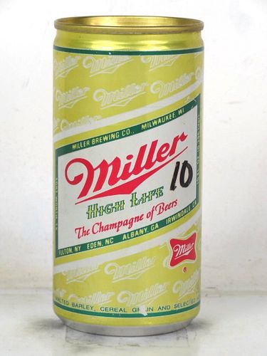 1981 Miller High Life Beer "Recyclable" 10oz Undocumented Ring Top Milwaukee Wisconsin