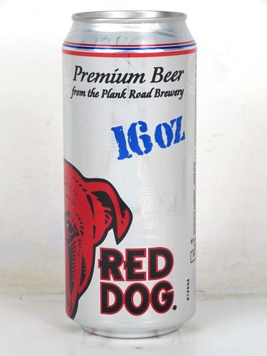 1992 Red Dog Beer 16oz One Pint Undocumented Eco-Tab Milwaukee Wisconsin