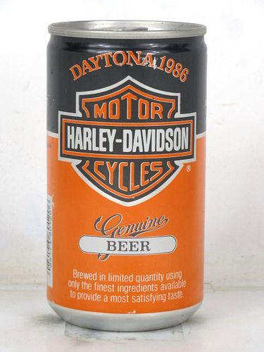 1986 Harley-Davidson Beer (Daytona) 12oz Undocumented Eco-Tab Milwaukee Wisconsin