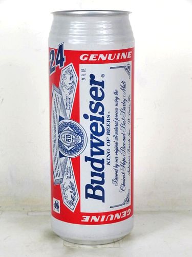 1989 Budweiser Beer (SG Warning) 24oz Undocumented Saint Louis Missouri