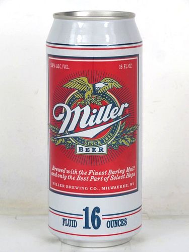 1991 Miller Beer (test?) 16oz Undocumented Eco-Tab Milwaukee Wisconsin