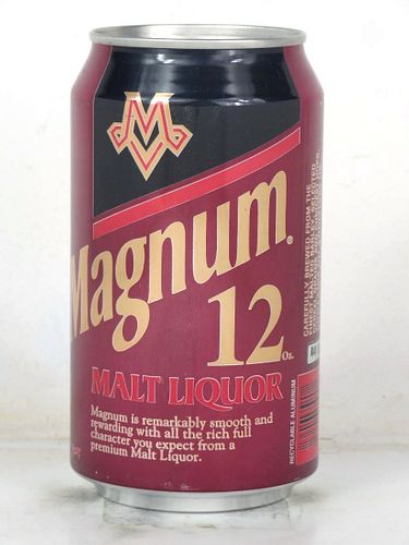 1980 Magnum Malt Liquor 12oz Undocumented Bank Top Milwaukee Wisconsin