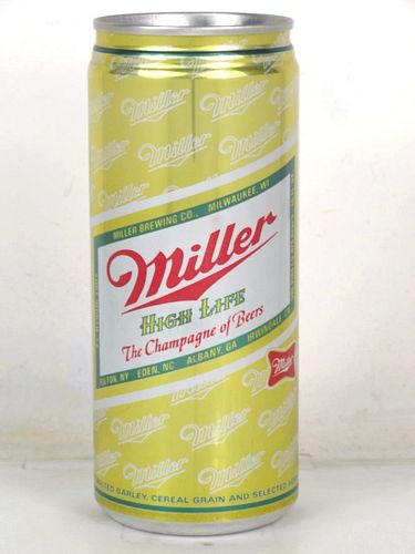 1981 Miller High Life Beer 16oz One Pint Undocumented Eco-Tab Milwaukee Wisconsin