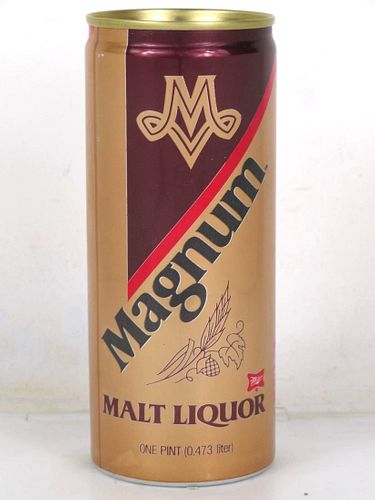 1981 Miller Magnum Malt Liquor (no slogan) 16oz One Pint Undocumented Fort Worth Texas