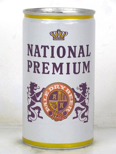 1968 National Premium Beer (CN249) 12oz T97-25 Ring Top Baltimore Maryland