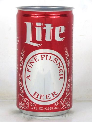 1981 Lite Beer (Maroon Test) 12oz Undocumented Milwaukee Wisconsin