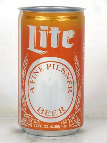 1981 Lite Beer (Peach Test) 12oz Undocumented Milwaukee Wisconsin