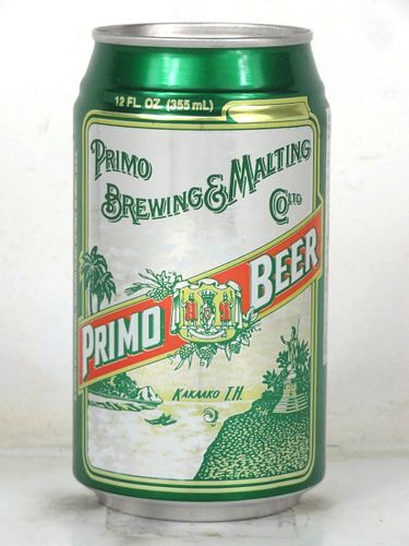 1990 Primo Beer (test) Hawaii to Japan 12oz Undocumented Bank Top Detroit Michigan