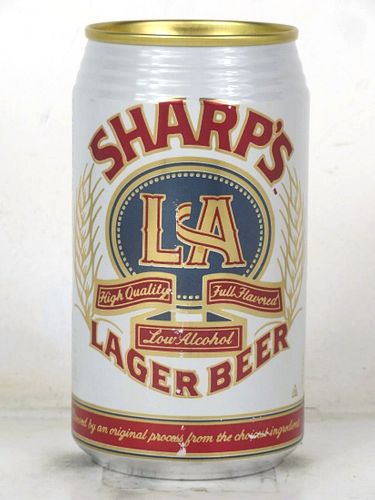 1993 Miller Sharp's LA Lager Beer (Test) 12oz Undocumented Eco-Tab Milwaukee Wisconsin