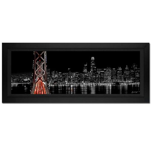 Jongas, "Dream City" Framed Limited Edition Photograph on Canvas, Numbered and Hand Signed with Letter of Authenticity.