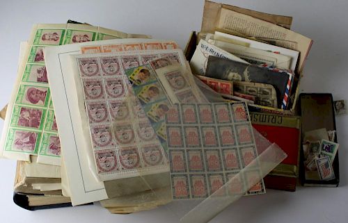 Postage Stamp Collection.