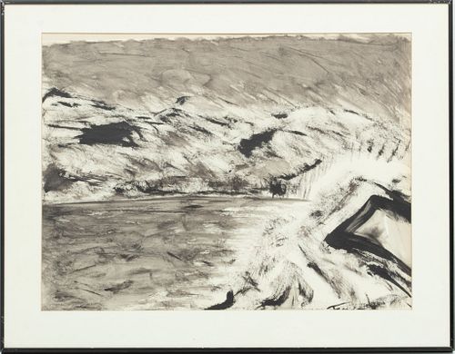 Jack Faxon (American, 1936-2020) Watercolor On Paper, Landscape, H 18" W 23"