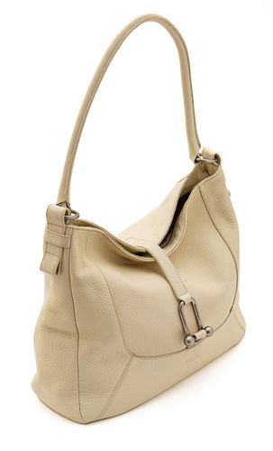 Furla, Leather Tote, Beige, Single Strap Handle, Made In Italy H 11" W 14"