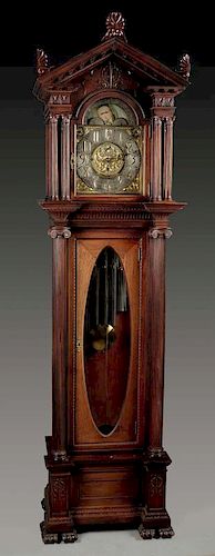 Tall Grandfather Clock w/ Tubular Bells & Moon Phase.