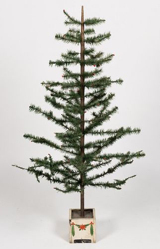 GERMAN LARGE FEATHER CHRISTMAS TREE
