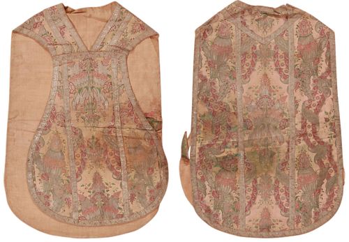 No Reserve - 18th Century Spanish Or Italian Embroidered Vestment 3 ft 4 in x 2 ft (1.01 m x 0.6 m)