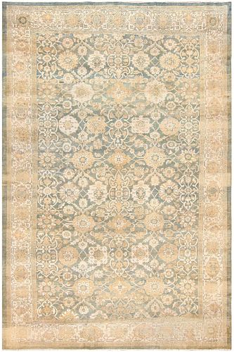 Antique Seafoam Color Persian Sultanabad Rug 16 ft 10 in x 11 ft 4 in (5.13 m x 3.45 m)